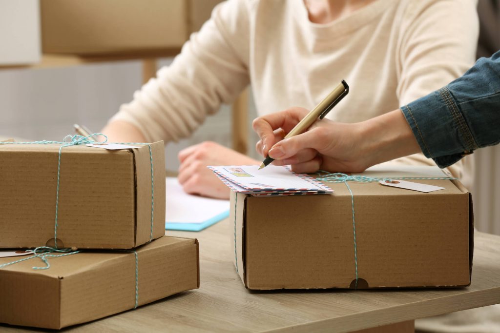 Using foreign delivery services
